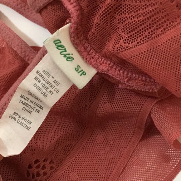 Aerie Racerback Lace Triangle Bralette - Picture 5 of 5